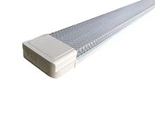 лампа cветодиодная линейная прозрачная sirius t12 четырехрядный 90см 120w 6500k (l900*w93)  фото