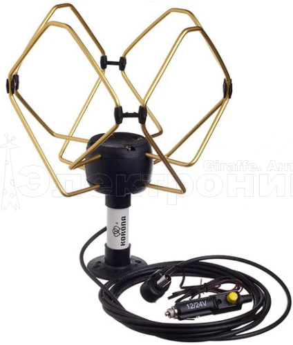 Антенна автомобильная "Корона"  с усилителем купить в г.Горячий Ключ