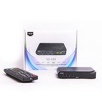 Цифровая приставка Эфир HD-555 эфирная, DVB-T2, тв бесплатно, тюнер, ресивер, приемник от магазина Электроника GA